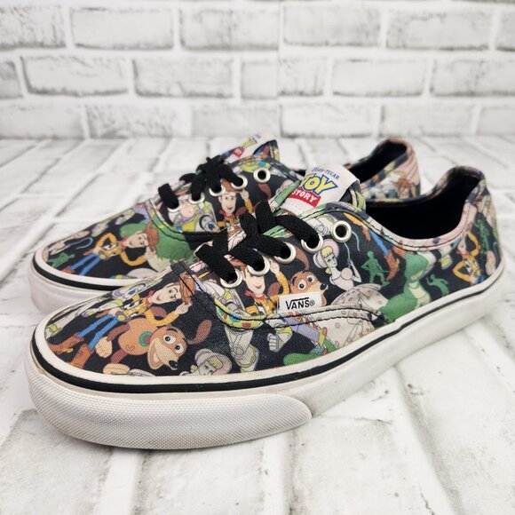 Vans x Disney Pixar Toy Story Men's 8 Women's 9.5 Woody Buzz Lightyear Rex Hamm - Picture 3 of 10